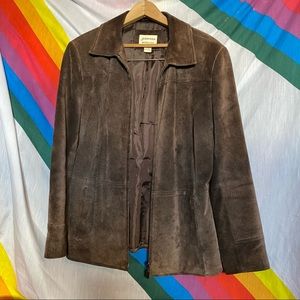 ✨SOLD✨ Suede Brown Jacket